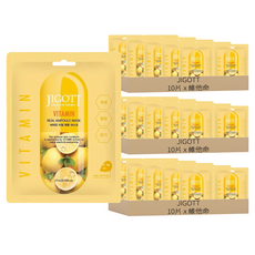 JIGOTT 鎖水保濕安瓶面膜 維他命, 10片, 3包