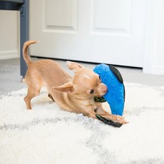 WO狗狗嗶嗶繩結玩具 22.8cm, 魚, 1個