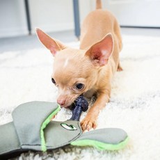 WO狗狗嗶嗶繩結玩具 17.8cm, 大象, 1個