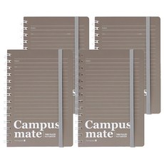 morning glory Campus Mate 鬆緊帶SP筆記本 32K 左翻, 隨機出貨, 4個