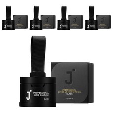 J'SOOP 專業遮色髮粉 4g, 黑色, 5個