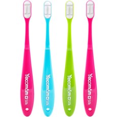 예꼬맘 실크 어린이용 칫솔 2단계, 혼합색상, 1개입, 4개
