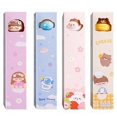 La Boom可愛角色10色多色原子筆 4種組, 混色, 1組