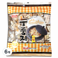 맘모스제과 누룽지향 사탕, 300g, 6개