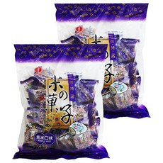 卡賀 米之菓子 紫米 添加芝麻 精美小包分裝 享用、外出攜帶皆方便, 200g, 2袋