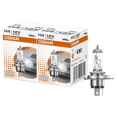 오스람 클래식 순정 할로겐 램프, 2개, H4 2개, H4