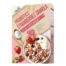 Vilson 米森 BC益生菌草莓脆麥片, 300g, 1盒