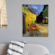 半島良品 絨面加厚裝飾掛布 27, 梵谷 咖啡屋