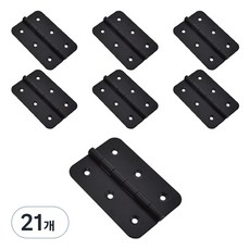 簡約線條鉸鏈 黑色, 21個