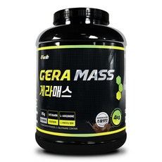 MAKE BODY 健身蛋白質補充劑Gera Mass 巧克力口味, 4kg, 1個
