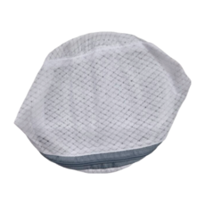 Little Pink Rabbit 粉彩小兔 菱形紋內衣袋 格紋細網 圓型 約18x12cm, 白色, 1組