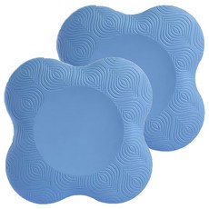 瑜珈跪墊, 藍色, 2個