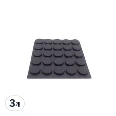 防滑橡膠腳墊 緩衝墊 橡膠底座 黑色 A0002, 3個