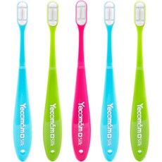 예꼬맘 실크 어린이 칫솔 2단계, 혼합색상, 1개입, 5개