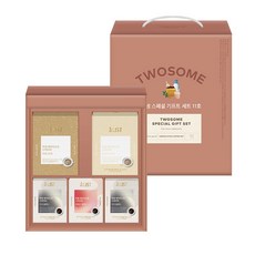 aLIST Twosome Place綜合風味咖啡禮盒組 11號款, 1組, 黑咖啡 22g +溫和混合咖啡 11g+香草拿鐵 160g+拿鐵咖啡 200g