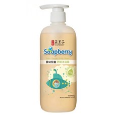SOAPBERRY 古寶無患子 嬰幼兒童舒緩沐浴露, 400g, 1罐