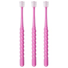 Yecomam 360度孕婦牙刷 粉色, 3入, 1組