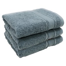 Gemini 双星毛巾 台灣製 美國棉歐式典雅浴巾3件組, 1套, 綠色