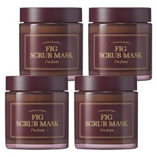 I'm from 無花果磨砂面膜 4個 溫和去角質 深層清潔毛孔 保濕滋潤 純素配方, 120g