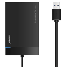 綠聯 USB3.0隨身硬碟外接盒 2.5吋, 1個, 如標示