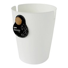 Hachiman Kasei 八幡化成 雙柄垃圾桶, 簡約白