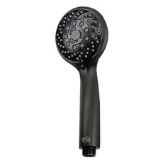 Elephant Waters 沐象 六段蓮蓬把手, 時尚烤黑, 1個