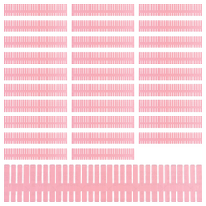 DIY抽屜收納分隔板 10片含10個固定十字扣, 47cm, 粉色, 4組