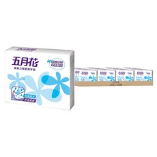 五月花 高吸力柔韌擦手紙, 100抽, 20包