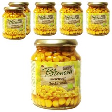 Bionova 甜玉米粒罐頭, 340g, 6個