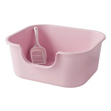 Lanboer 柔和色彩貓砂盆組, 粉紅色, 1套