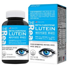 THEReal β-胡蘿蔔素+葉黃素膠囊 630mg, 90顆, 1罐