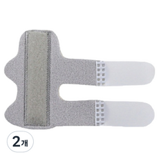 글로벌픽 스포츠 고정 압박 손가락보호대 그레이, 2개