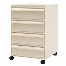 快豹 Kiaden 凱登中古堆疊移動收納櫃, 米白色