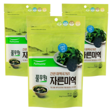 풀무원 간편한 미역국거리 미역, 50g, 3개