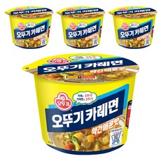 오뚜기 카레면 용기 110g, 4개