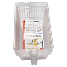 KEYWAY 聯府 櫥櫃手把深型收納籃/置物籃 3個, 透明, 1組