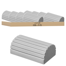 comet 灰色除塵海綿, 8個, 1入