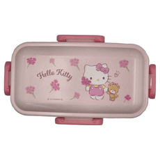 Skater 塑膠抗菌雙層便當盒 600ml, Hello Kitty, 1個