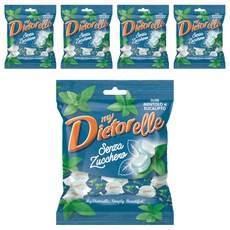 DIETORELLE 無糖糖果 薄荷&尤加利口味, 70g, 5袋