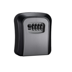 壁掛密碼鑰匙盒 鋁合金款, 灰色, 1個