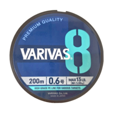 VARIVAS X8 PE線 150M 200M 0.6號, 海洋藍, 1個