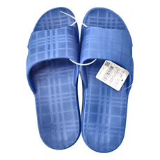 WUWU 珀麗 圓玫 拖鞋 男用 MA52, 深藍色, 1雙