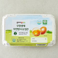 곰곰 무항생제 자연방사 유정란, 1개, 15구