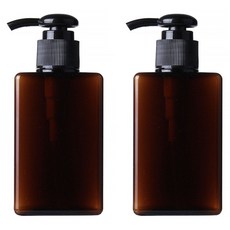分裝按壓瓶 150ml, 棕色, 2入