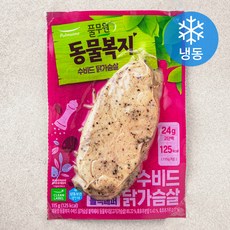 지구식단 동물복지 수비드 닭가슴살 블랙페퍼 (냉동), 115g, 1개입, 1개