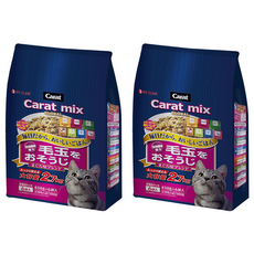Carat 克拉 毛玉綜合貓糧 化毛配方, 2.7kg, 2個, 玉米