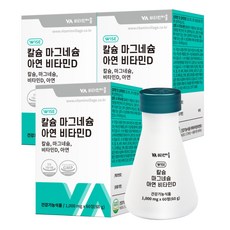 비타민마을 칼슘 마그네슘 아연 비타민D, 60정, 3개