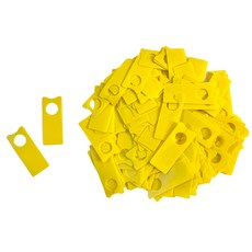 Simplizi 植物名牌 標籤 名牌 200入, 黃色