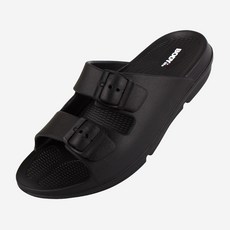 BodyInLife 男女通用機能性扣環拖鞋 BL-00B, 270, 黑色