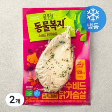 지구식단 동물복지 수비드 닭가슴살 갈릭&허브 (냉동), 115g, 1개입, 2개